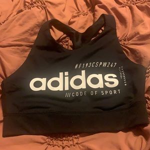 Adidas T strap sports bra
